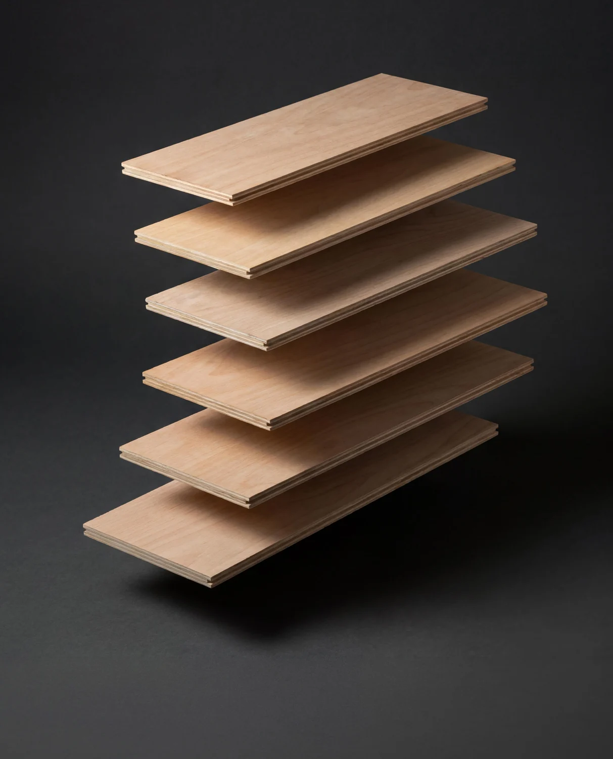 Commercial plywood panels
